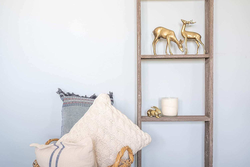 5 Step Rustic Wood Ladder Shelf - Homeroots - Flyclothing LLC