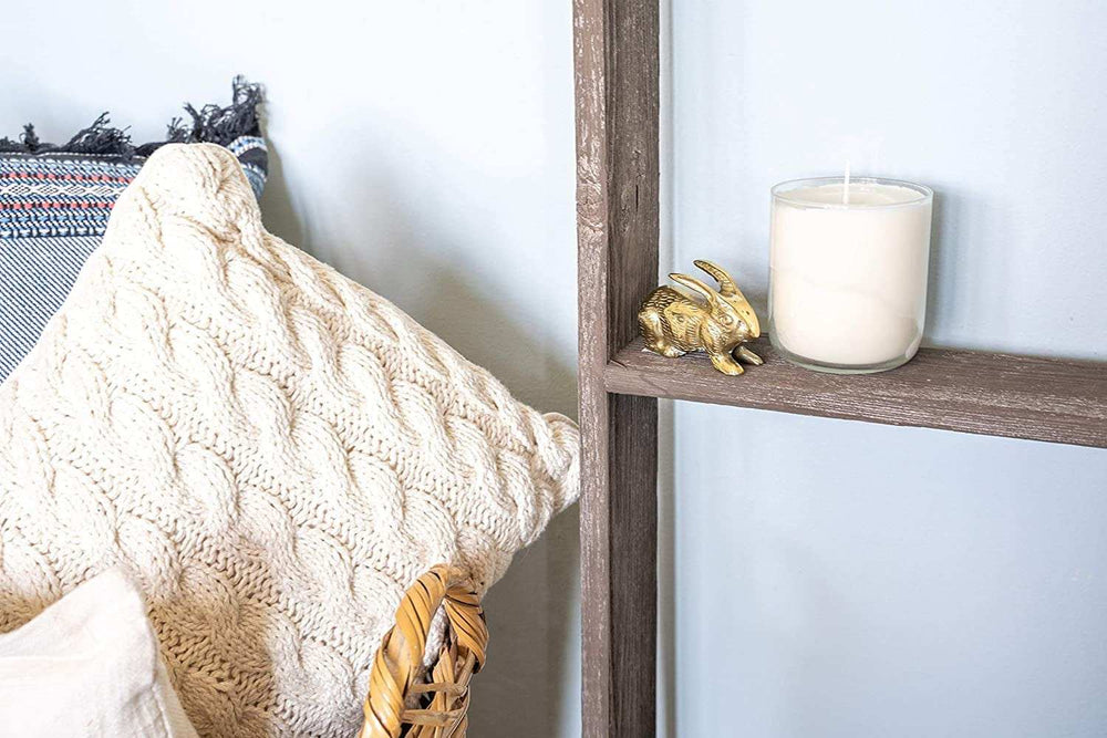 5 Step Rustic Wood Ladder Shelf - Homeroots - Flyclothing LLC