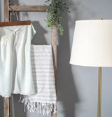 6 Step Rustic Smoky Black Wood Ladder Shelf - Homeroots - Flyclothing LLC
