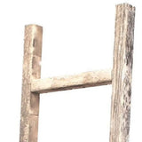 4 Step Rustic Weathered Grey Wood Ladder Shelf - Homeroots - Flyclothing LLC
