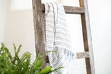 6 Step Rustic Weathered Grey Wood Ladder Shelf - Homeroots - Flyclothing LLC