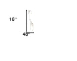 4 Step Rustic White Wood Ladder Shelf - Homeroots - Flyclothing LLC