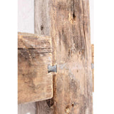 Rustic Weathered Grey Reclaimed Wood Cross Decoration - Homeroots