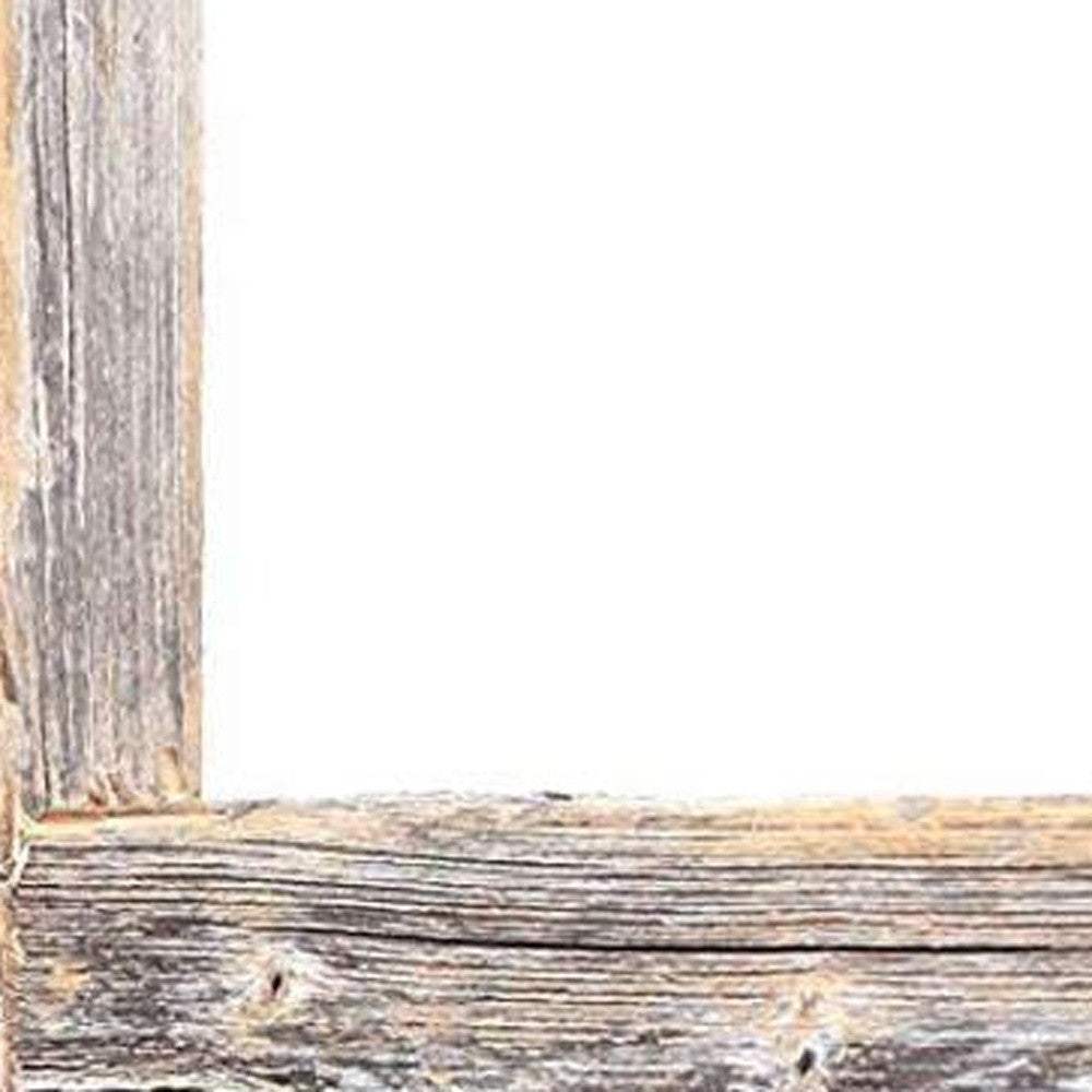 Rustic Weathered Grey Reclaimed Wood Cross Decoration - Homeroots - Flyclothing LLC