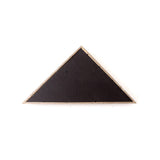 Rustic Weathered Grey Reclaimed Wood Triangle Wooden Display Flag Case - Homeroots - Flyclothing LLC