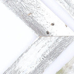 Set Of 3 White Wash Reclaimed Wood Chevron Arrow - Homeroots