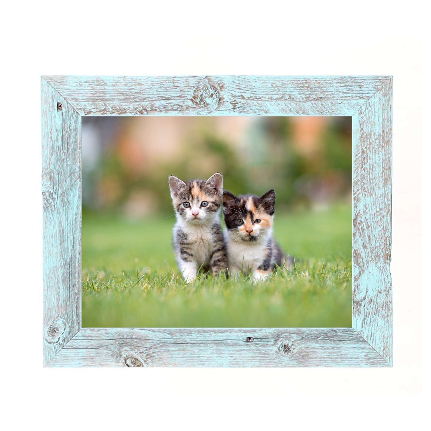 8"X9" Rustic Blue Picture Frame - Homeroots - Flyclothing LLC
