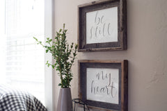 24 X 30 Natural Weathered Grey Picture Frame With Plexiglass Holder - Homeroots