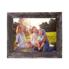 18X24 Rustic Smoky Black Picture Frame With Plexiglass Holder - Homeroots