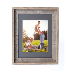 16X20 Rustic Cinder Picture Frame With Plexiglass Holder - Homeroots