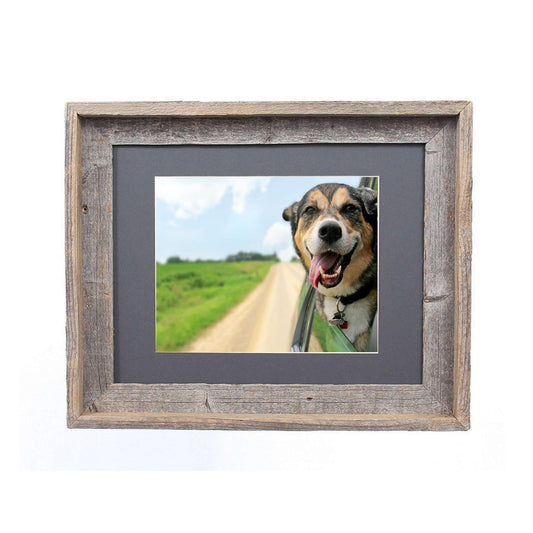 16X20 Rustic Cinder Picture Frame With Plexiglass Holder - Homeroots