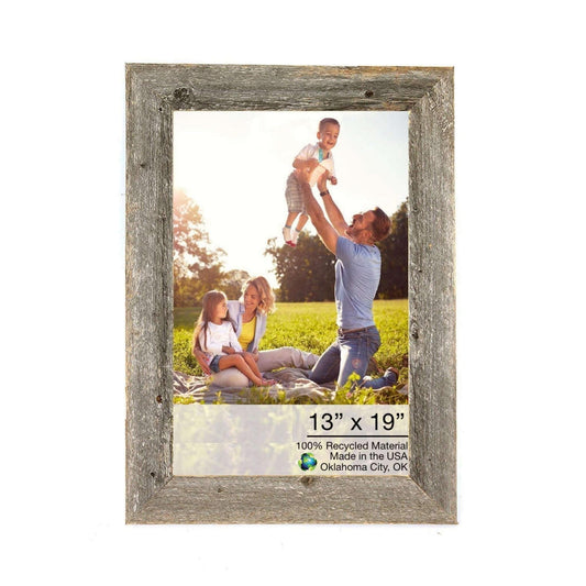 13X19  Natural Weathered Grey Picture Frame - Homeroots