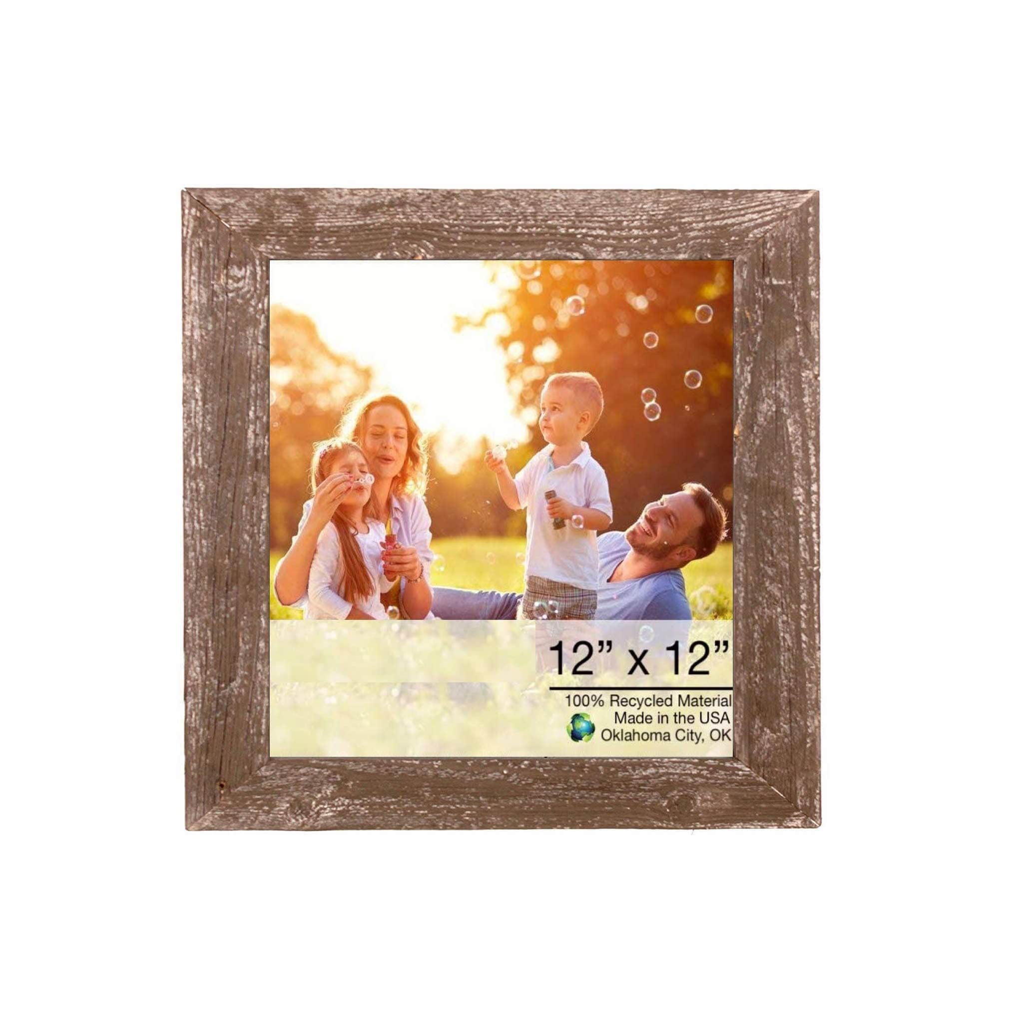 12X12 Rustic Espresso Picture Frame - Homeroots - Flyclothing LLC