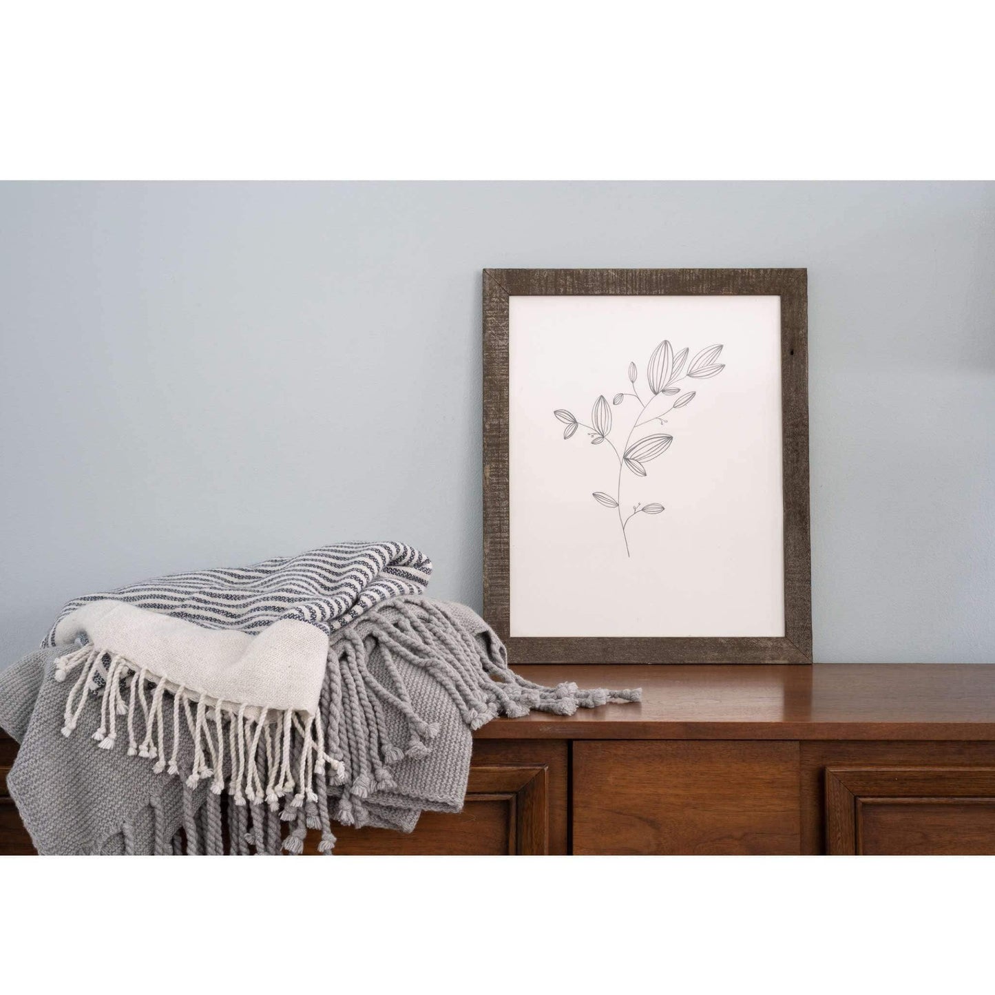 12X12 Rustic Espresso Picture Frame - Homeroots - Flyclothing LLC