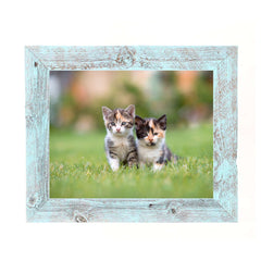 12 X 12 Rustic Blue Picture Frame - Homeroots