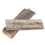 Set of Six 4" X 48" Gray and Brown Wood Planks Wall Decor - Homeroots
