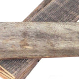 Set of Six 4" X 48" Gray and Brown Wood Planks Wall Decor - Homeroots - Flyclothing LLC