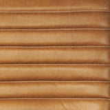 37" Tan And Black Faux Leather Tufted Lounge Chair - Homeroots - Flyclothing LLC