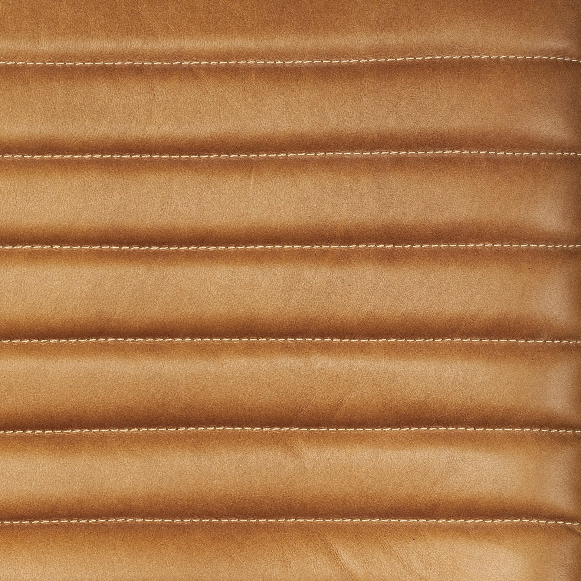 37" Tan And Black Faux Leather Tufted Lounge Chair - Homeroots - Flyclothing LLC