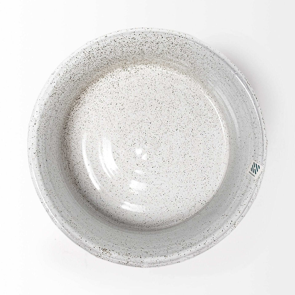 Small White Ceramic Bowl - Homeroots - Flyclothing LLC