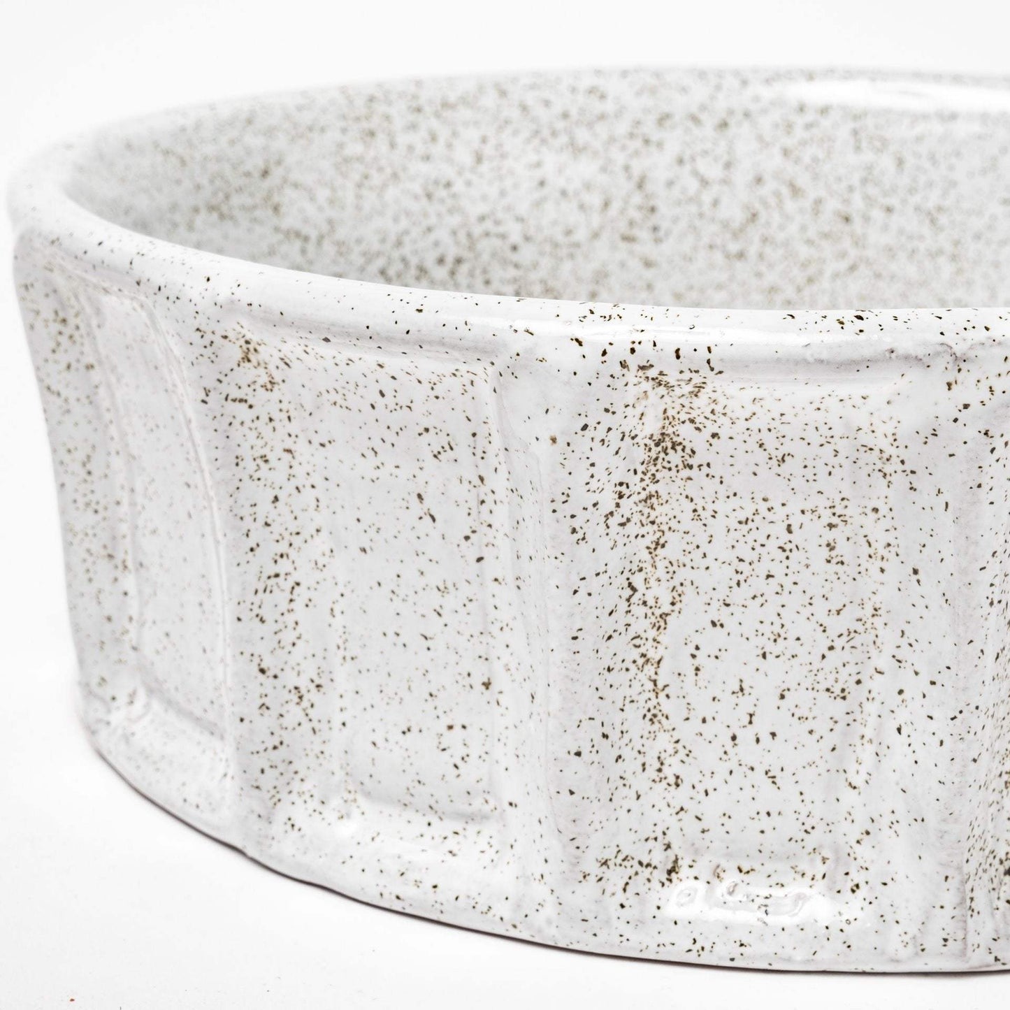 Small White Ceramic Bowl - Homeroots - Flyclothing LLC