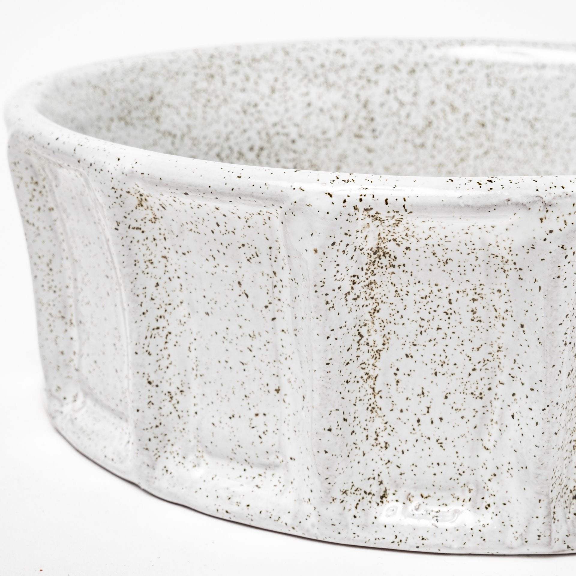 Small White Ceramic Bowl - Homeroots - Flyclothing LLC