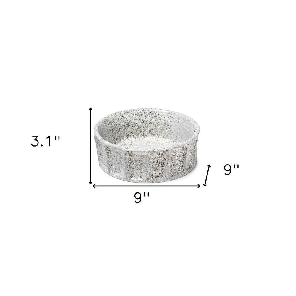 Small White Ceramic Bowl - Homeroots - Flyclothing LLC