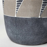 Grey And Brown Ceramic Vase - Homeroots