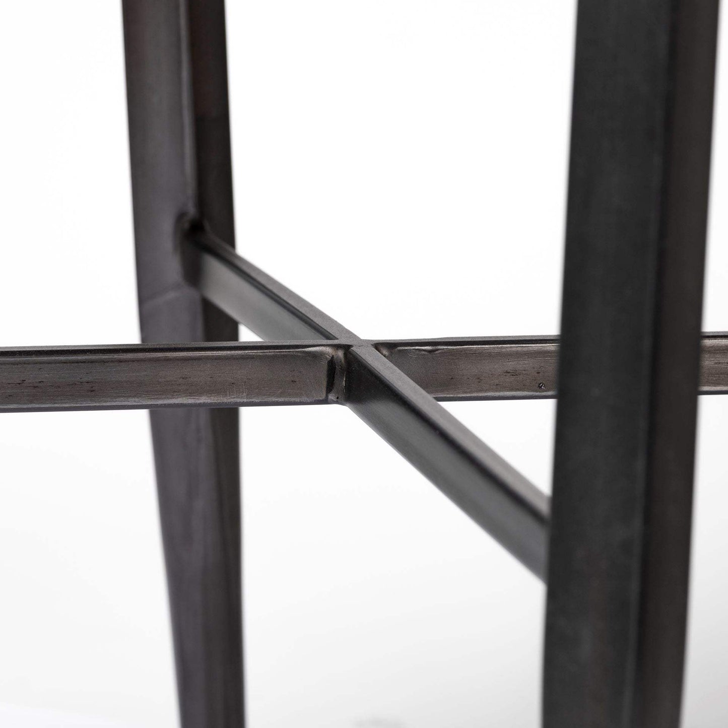 Black Upholstered Leather Dining Side Chair - Homeroots - Flyclothing LLC