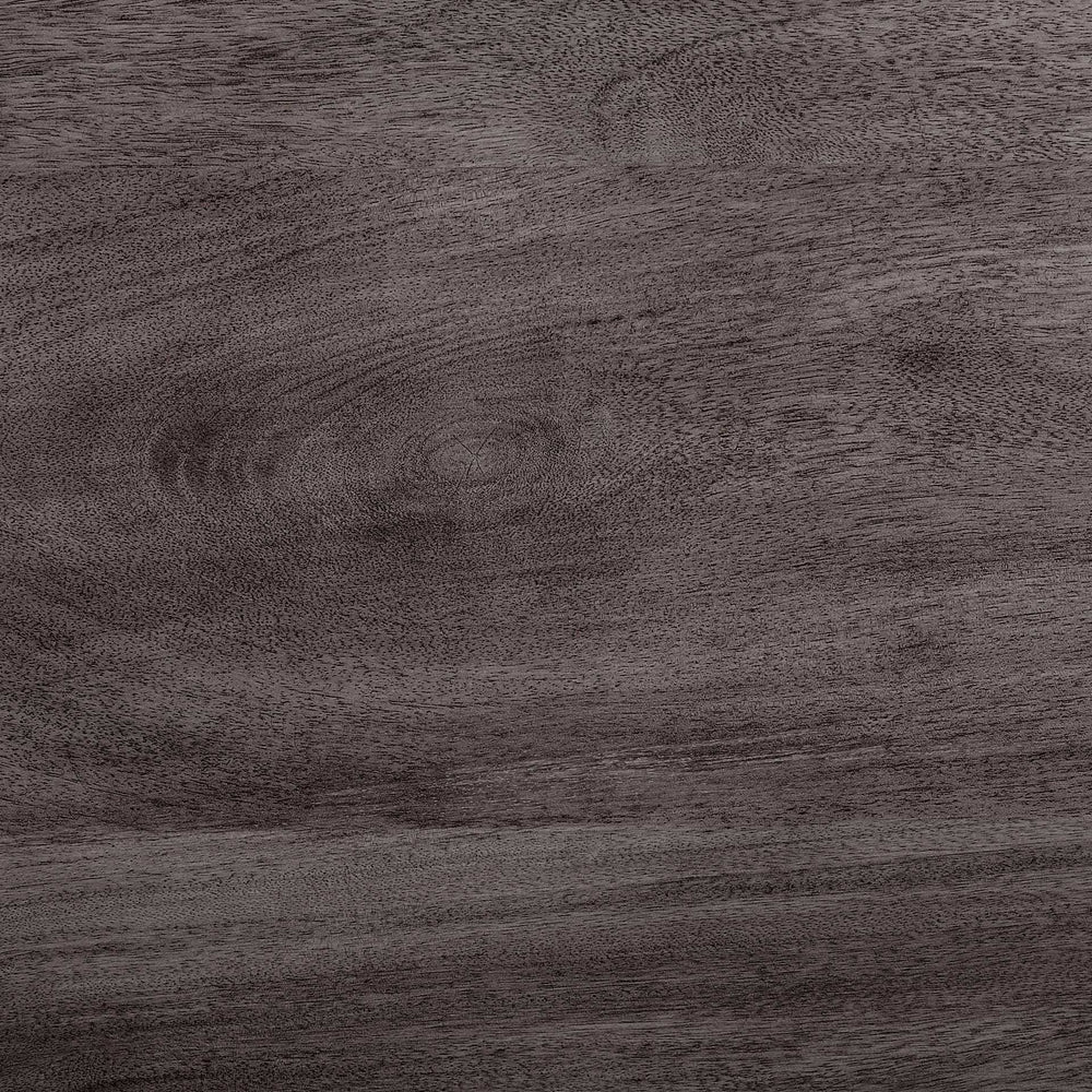 60" Gray Rounded Solid Wood Pedestal Base Dining Table - Homeroots - Flyclothing LLC