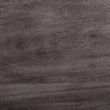 60" Gray Rounded Solid Wood Pedestal Base Dining Table - Homeroots - Flyclothing LLC