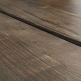 84" Brown Solid Wood Sled Base Dining Table - Homeroots - Flyclothing LLC