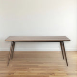 72" Dark Brown Solid Wood Dining Table - Homeroots - Flyclothing LLC