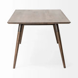 72" Dark Brown Solid Wood Dining Table - Homeroots - Flyclothing LLC
