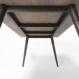 72" Dark Brown Solid Wood Dining Table - Homeroots - Flyclothing LLC