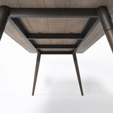 72" Dark Brown Solid Wood Dining Table - Homeroots - Flyclothing LLC