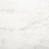 48" White And Black Rounded Marble And Metal Pedestal Base Dining Table - Homeroots - Flyclothing LLC