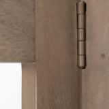 Light Brown Wood Shelving Unit With 4 Shelves - Homeroots - Flyclothing LLC