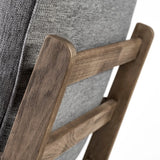 31" Gray And Brown Fabric Lounge Chair - Homeroots - Flyclothing LLC