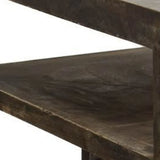 22" Brown Solid Wood Square End Table - Homeroots - Flyclothing LLC