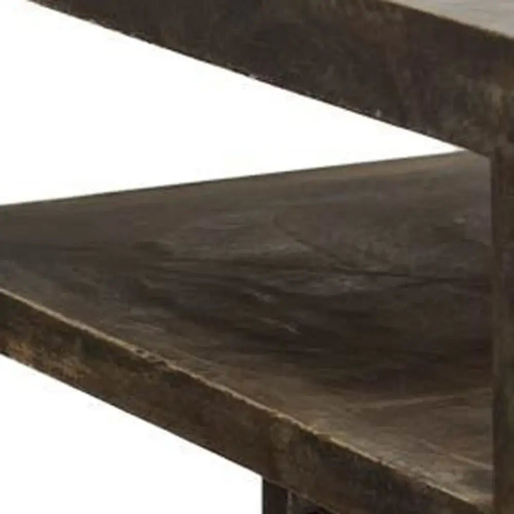 22" Brown Solid Wood Square End Table - Homeroots - Flyclothing LLC