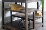 22" Brown Solid Wood Square End Table - Homeroots - Flyclothing LLC