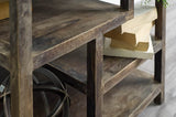 22" Brown Solid Wood Square End Table - Homeroots - Flyclothing LLC
