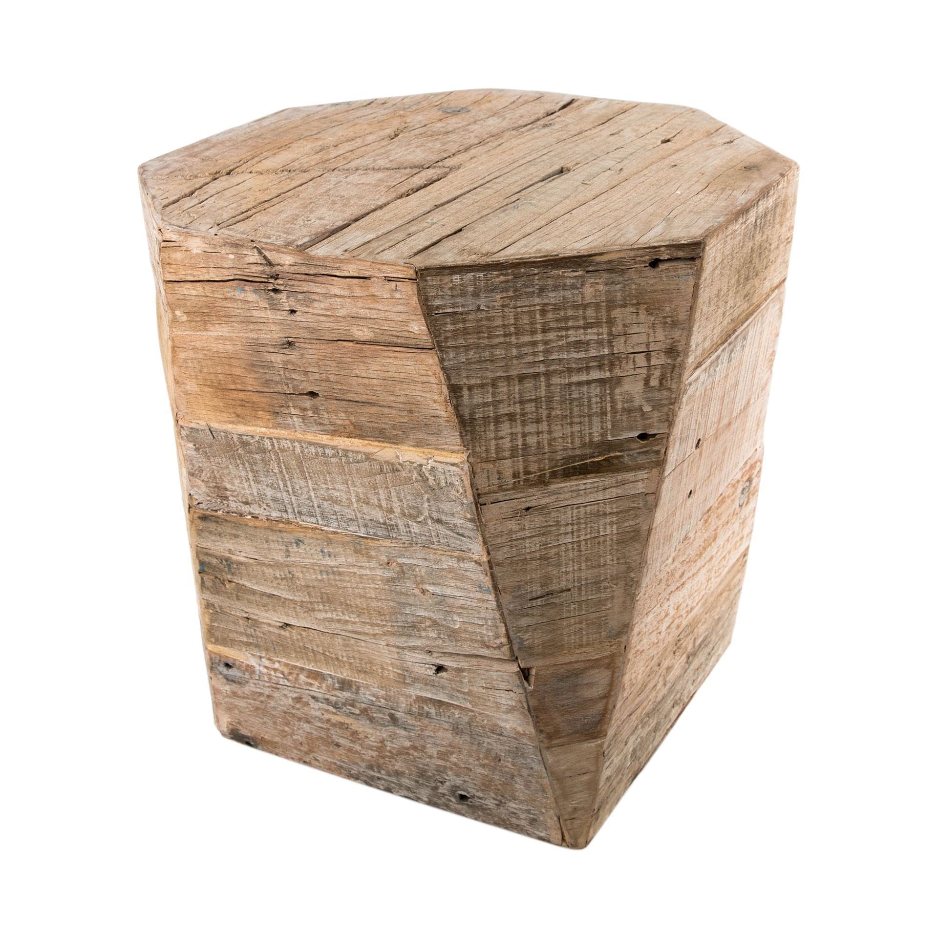 20" Brown Solid Wood End Table - Homeroots - Flyclothing LLC