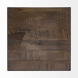 23" Brown Solid Wood Square End Table - Homeroots - Flyclothing LLC