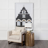 22" Brass And Antique Brass Brass End Table - Homeroots - Flyclothing LLC