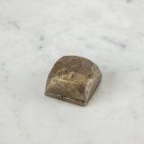 23" Gold And White Marble End Table - Homeroots - Flyclothing LLC