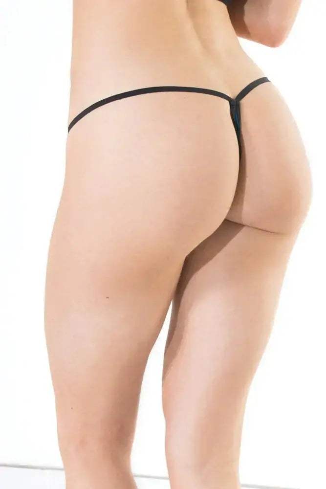 Lace Kisses G-String - Teal - OS - COQUETTE - Flyclothing LLC