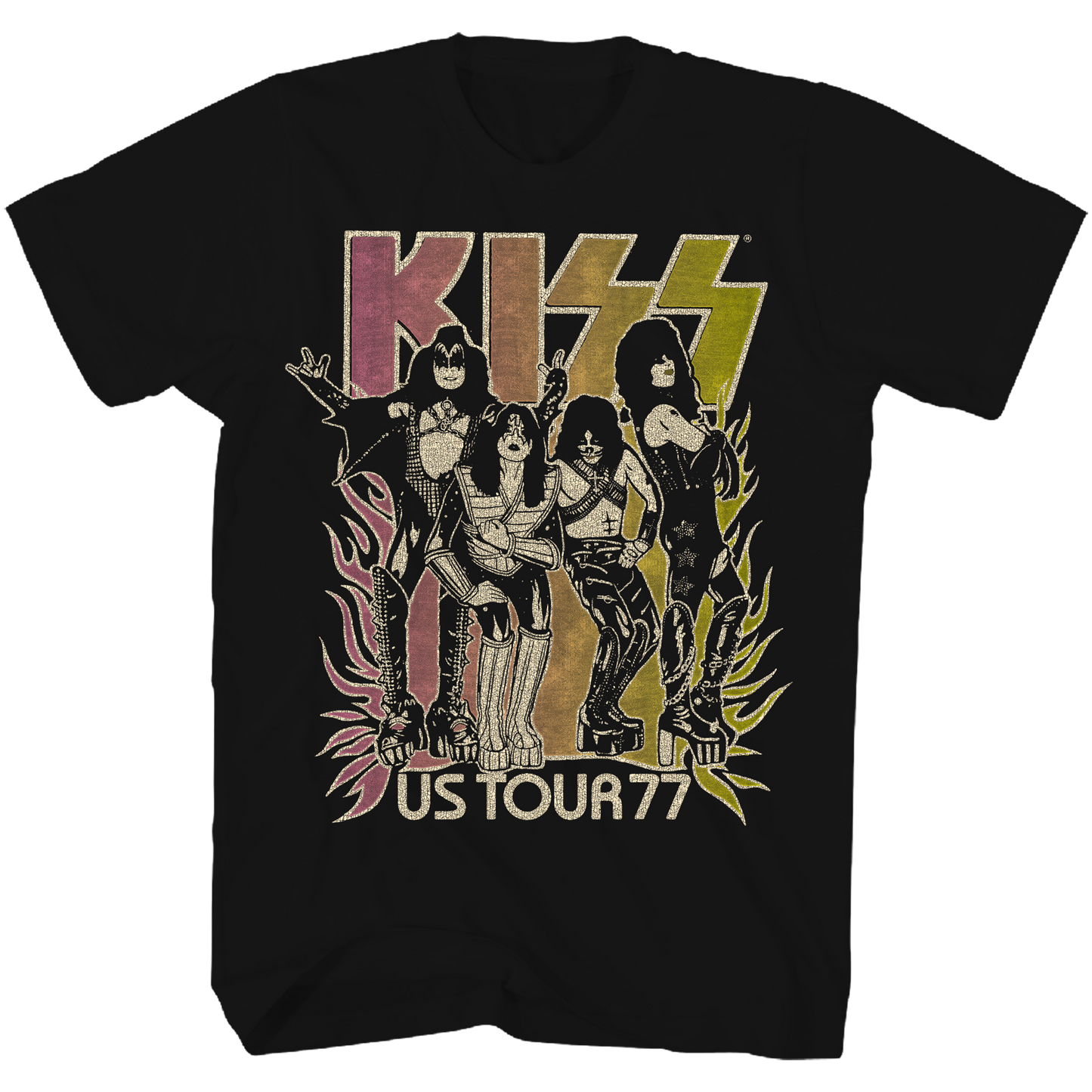 KISS US TOUR 77 GRADIENT