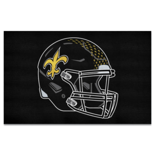 New Orleans Saints Ulti-Mat Rug - 5ft. x 8ft. - Retro Collection - New Orleans Saints